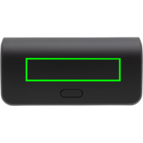 FlashCharge RCS rplastic 5000 mah greito įkrovimo maitinimo blokas: Logotipo vieta – gaminio priekinė pusė