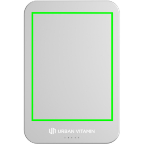 Urban Vitamin Compton RCS plastiko/alu 10 000 mah maitinimo blokas: Logotipo vieta – gaminio galinė pusė