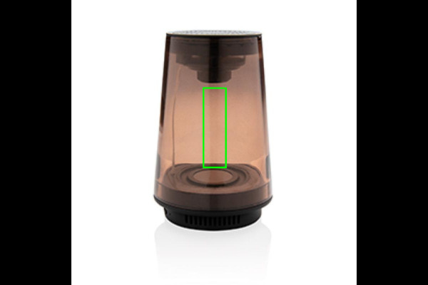 Enceinte sans fil Encore de 5 W: Emplacement du logo – centre de la face avant du produit