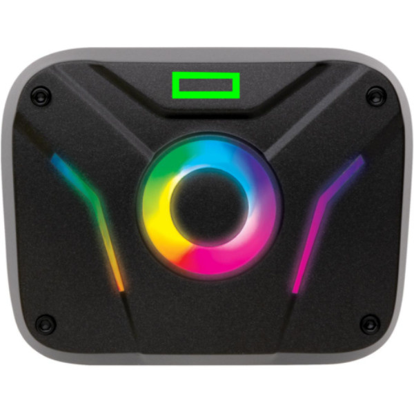Écouteurs de jeu RGB avec ENC: Emplacement du logo – partie supérieure de la face avant du produit