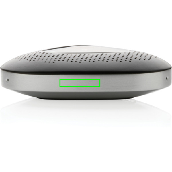 Enceinte de conférence: Emplacement du logo – face avant du produit