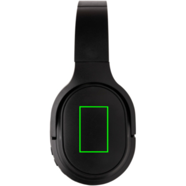 RCS recycled plastic Elite Foldable wireless headphone: Logo position – right side of the product
