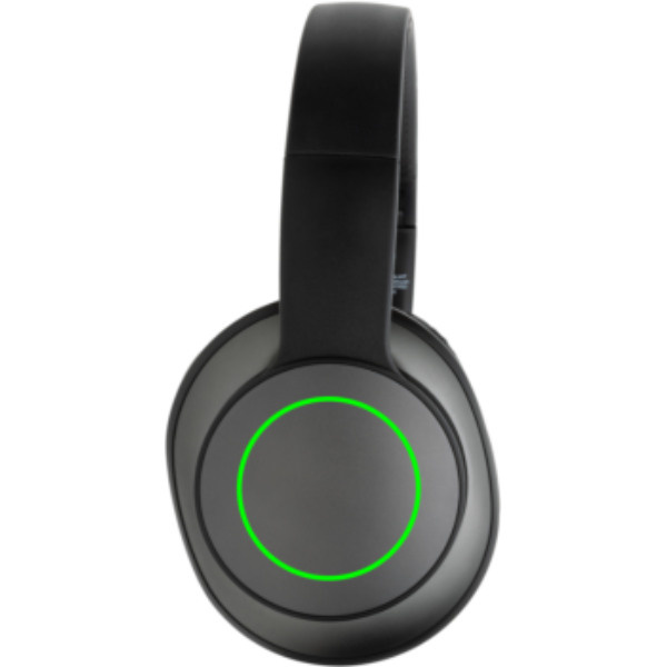 Terra RCS recycled aluminium wireless headphone: Logo position – left side of the product