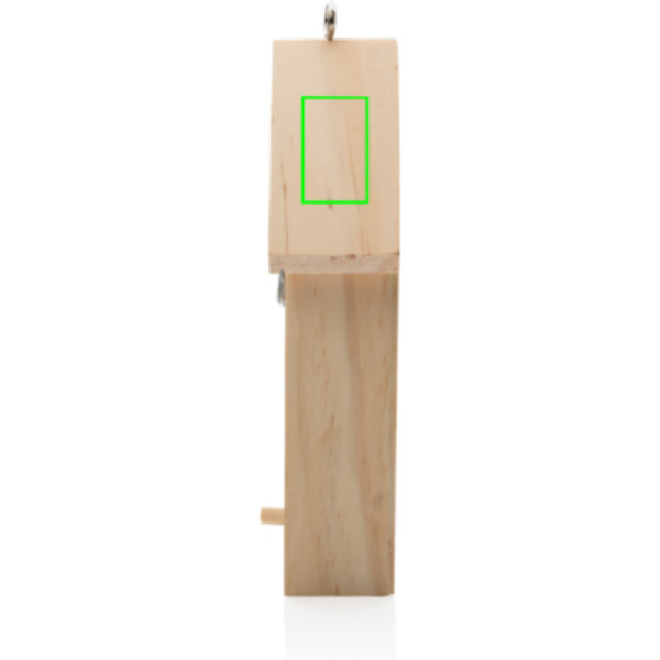 Petit hôtel à insectes: Emplacement du logo — Partie supérieure droite du produit