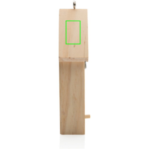 Petit hôtel à insectes: Emplacement du logo — Partie supérieure gauche du produit