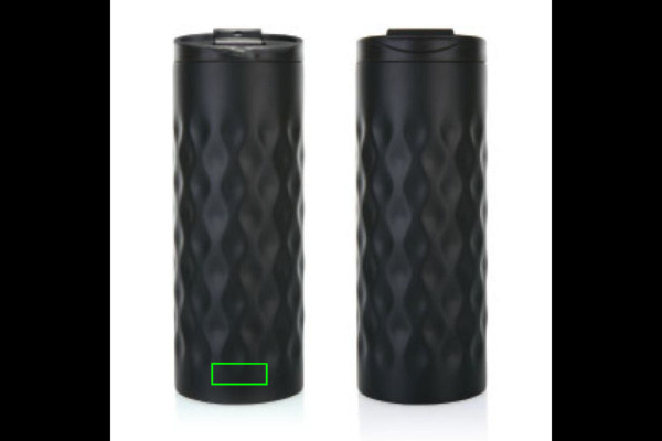 Geometric tumbler: Logo position – lower back of the product