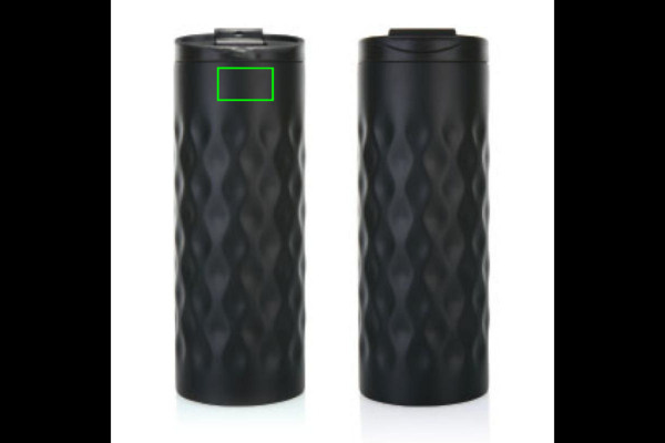 Geometric tumbler: Logo position – upper back of the product