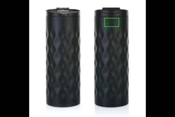 Geometric tumbler: Logo position – upper front of the product