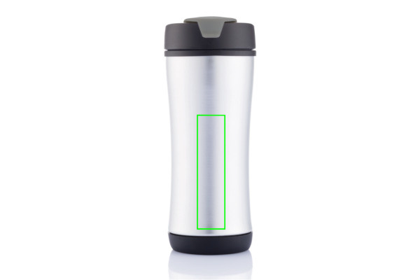 Mug écologique Boom: Emplacement du logo – partie inférieure de la face avant du produit