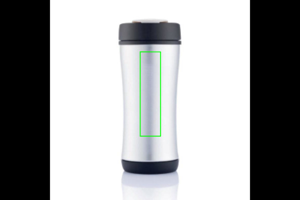 Mug écologique Boom: Emplacement du logo – partie supérieure de l’arrière du produit