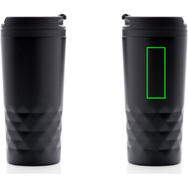 Mug Geometric: Emplacement du logo – côté droit du produit