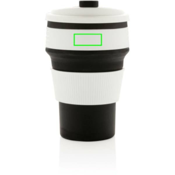 Składany kubek silikonowy: Logo position – product