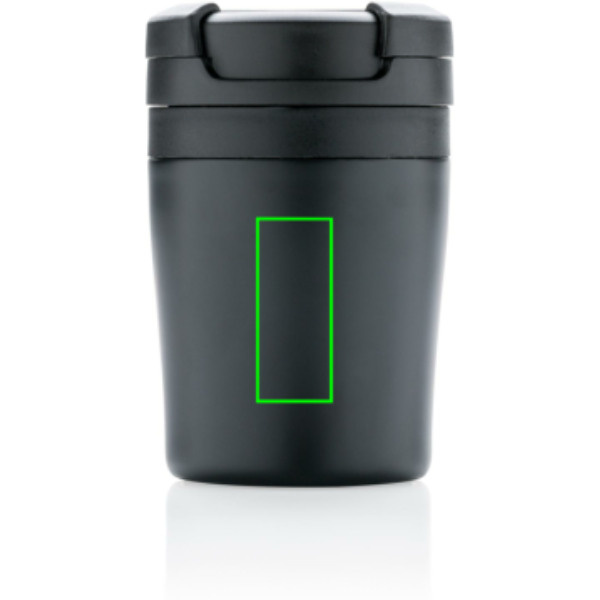 Petit gobelet à café à emporter: Emplacement du logo – centre de la face avant du produit