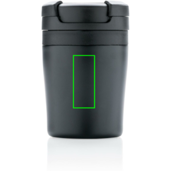 Petit gobelet à café à emporter: Emplacement du logo – partie supérieure de la face avant du produit
