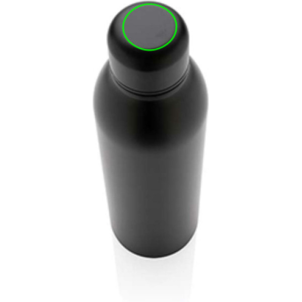 RCS recycelte Stainless Steel Vakuumflasche: Logoposition – Oberseite des Produkts