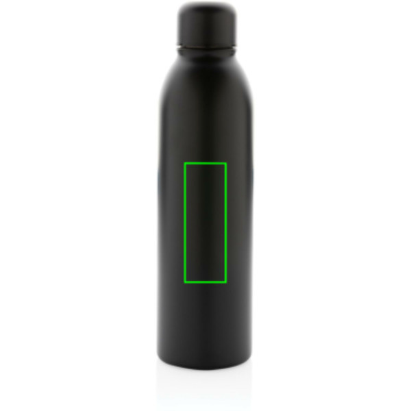 Vakuumflaska i RCS återvunnen stainless steel, 500ml: Logotypens placering – produktens baksida