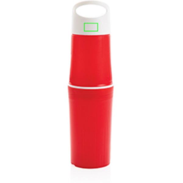 BE O Bottle, Wasserflasche Made In EU: Logoposition – Deckel