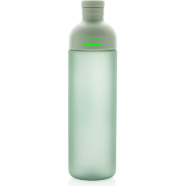 Impact auslaufsichere Tritan-Flasche: Logoposition – oberer Bereich der Produktvorderseite