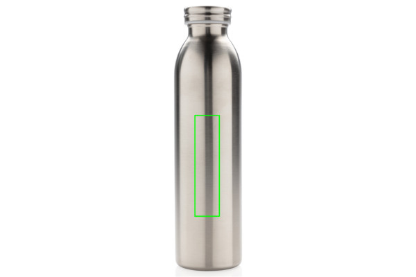 Gourde étanche isotherme sous vide avec isolation au cuivre: Emplacement du logo – centre de la face avant du produit