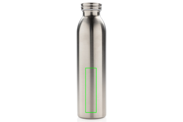 Gourde étanche isotherme sous vide avec isolation au cuivre: Emplacement du logo – partie inférieure de l’arrière du produit