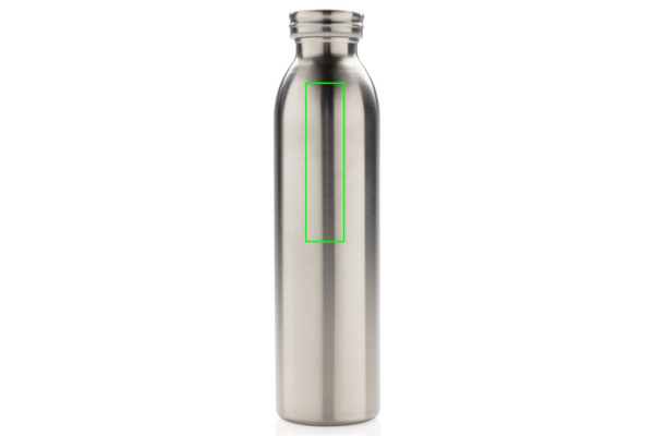 Gourde étanche isotherme sous vide avec isolation au cuivre: Emplacement du logo – partie supérieure de l’arrière du produit