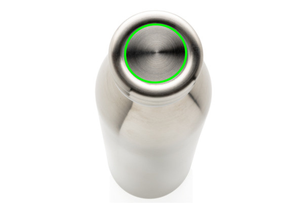 Gourde étanche isotherme sous vide avec isolation au cuivre: Emplacement du logo – dessus du produit