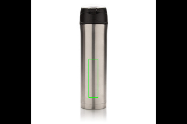 Bouteille isotherme sous vide Easy Lock: Emplacement du logo – partie inférieure de l’arrière du produit