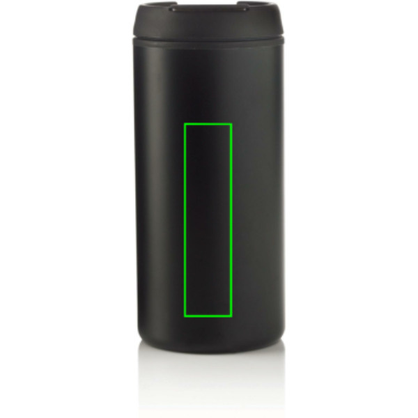 Metro RCS Recycled stainless steel tumbler: Logo position – lower front of the product
