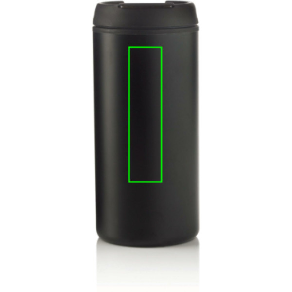 Metro RCS Recycled stainless steel tumbler: Logo position – upper front of the product