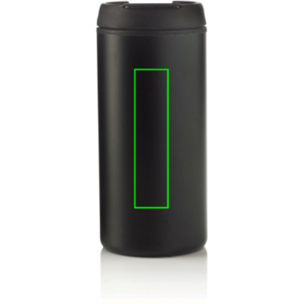 Metro RCS Recycled stainless steel tumbler: Logo position – centre front of the product
