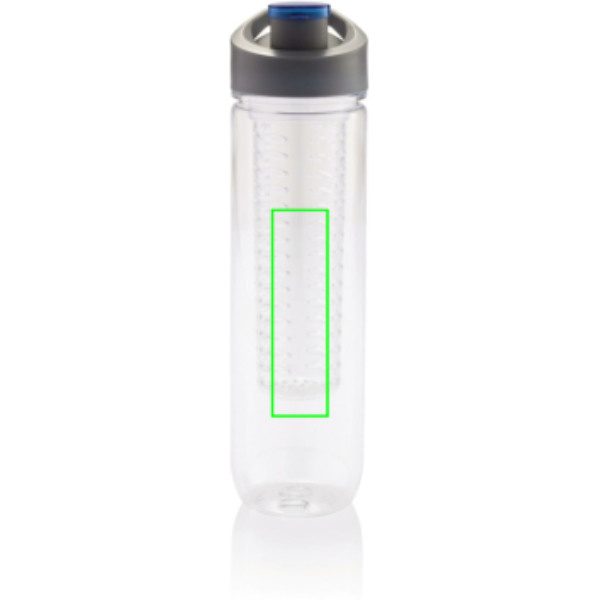 Gourde avec infuseur: Emplacement du logo – centre de l’arrière du produit