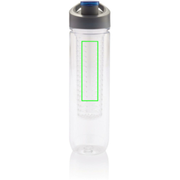Gourde avec infuseur: Emplacement du logo – partie supérieure de l’arrière du produit
