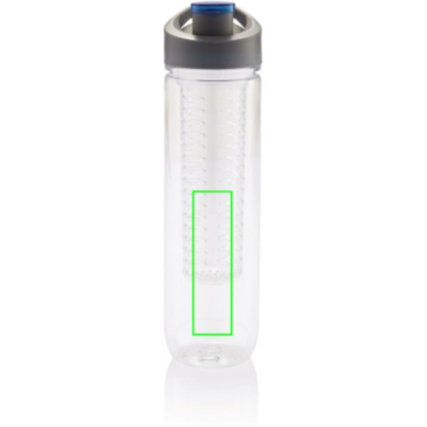 Gourde avec infuseur: Emplacement du logo – partie inférieure de la face avant du produit