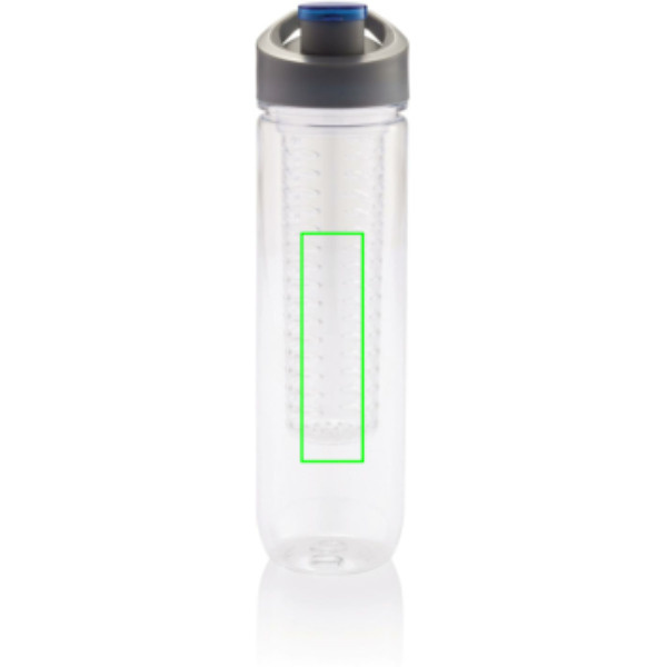 Gourde avec infuseur: Emplacement du logo – centre de la face avant du produit