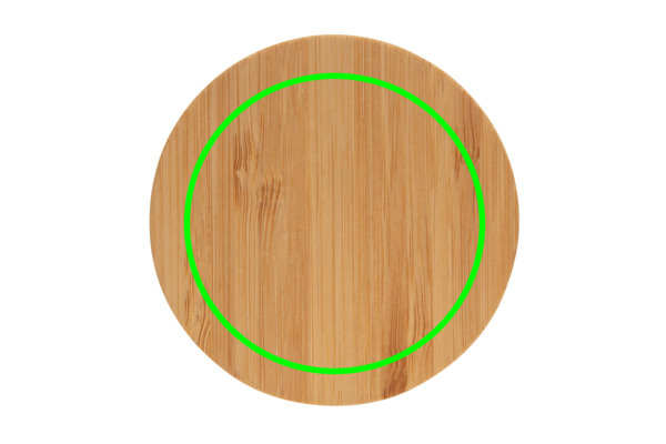 Gourde Impact en verre borosilicaté à double paroi: Emplacement du logo – dessus du produit
