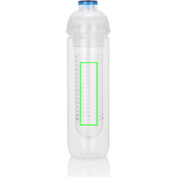 Gourde avec infuseur: Emplacement du logo – centre de la face avant du produit