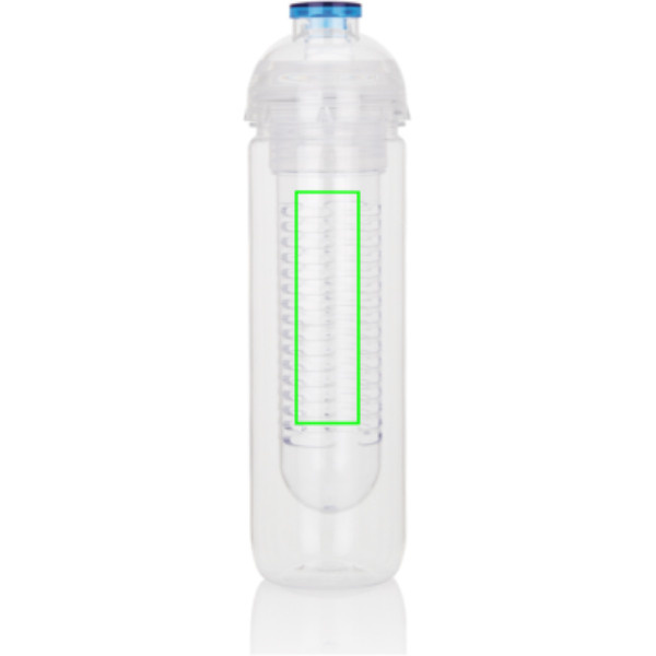 Gourde avec infuseur: Emplacement du logo – partie supérieure de la face avant du produit
