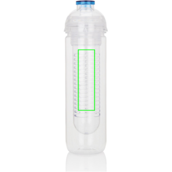 Gourde avec infuseur: Emplacement du logo – partie supérieure de l’arrière du produit