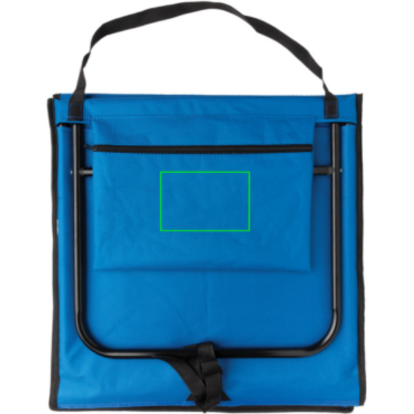 Chaise longue de plage pliante: Emplacement du logo – pochette