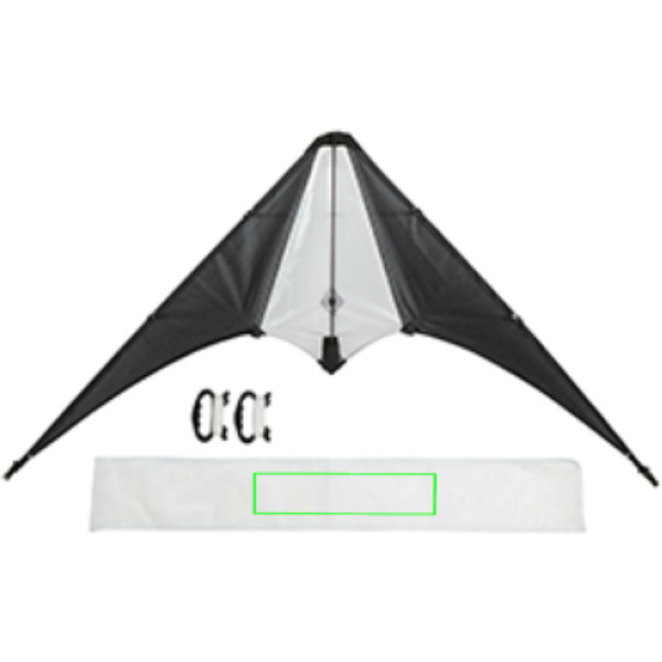 Cerf-volant Delta: Emplacement du logo – pochette