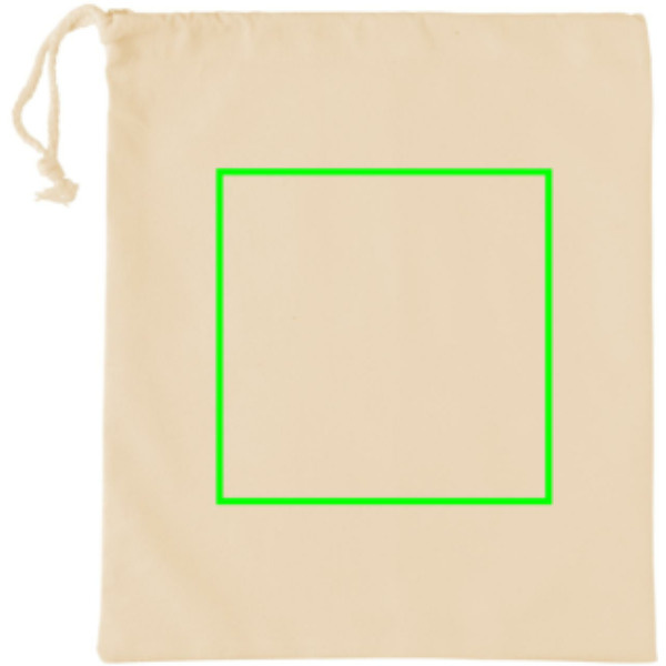 Jeu de kubb en bois: Emplacement du logo – pochette