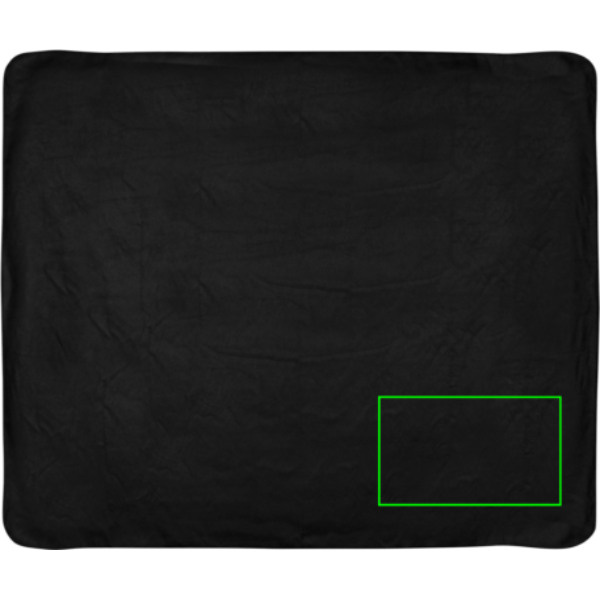 Plaid polaire avec housse: Emplacement du logo — Couverture