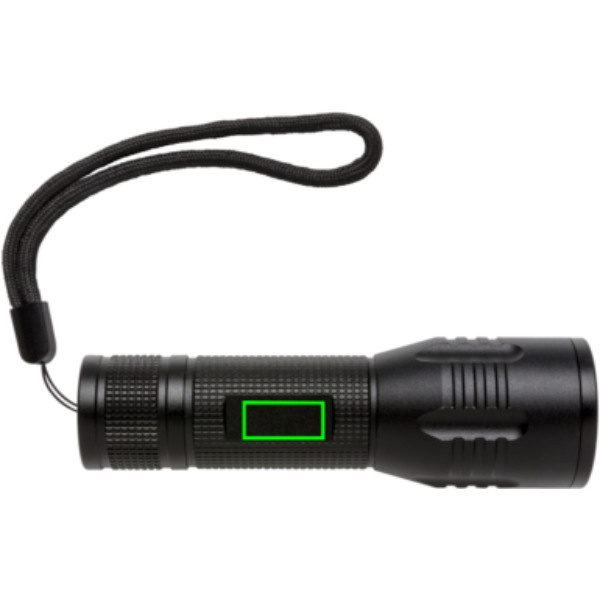 Lampe torche CREE moyenne 3 W: Emplacement du logo – face avant du produit