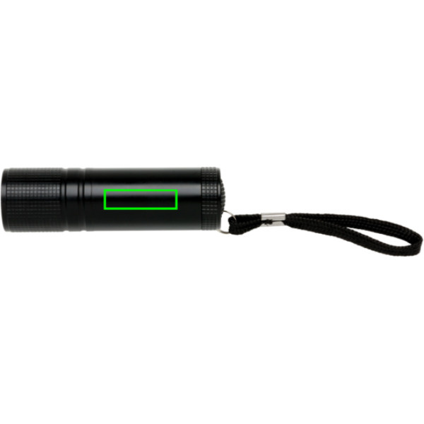 Lampe torche COB: Emplacement du logo – face avant du produit