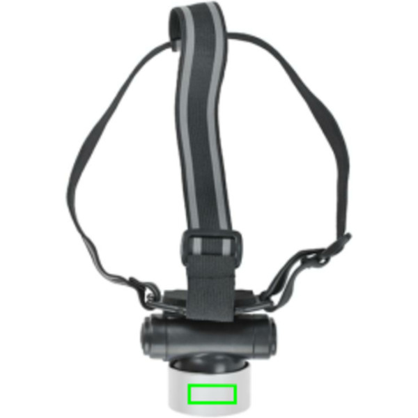 Lampe frontale Everest: Emplacement du logo – produit