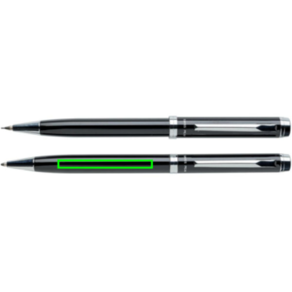 Luzern pen set: Logo position – in front of the clip