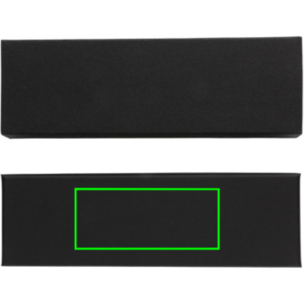 Parure de stylos Deluxe: Emplacement du logo – boîte
