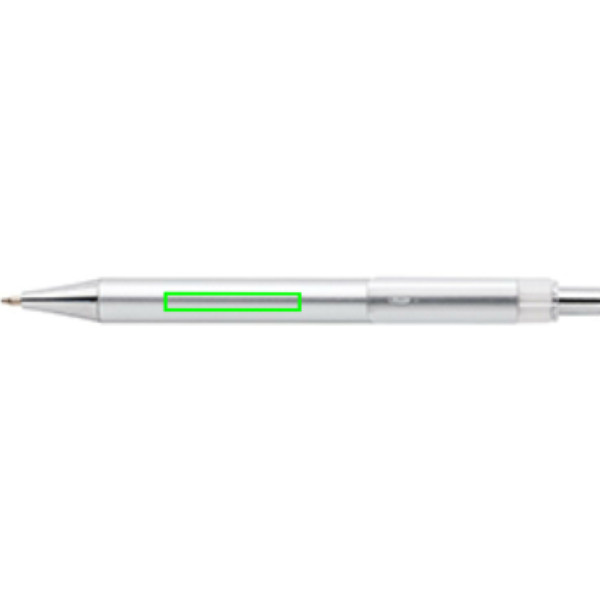 Stylo X8 métallisé: Emplacement du logo — Devant le clip