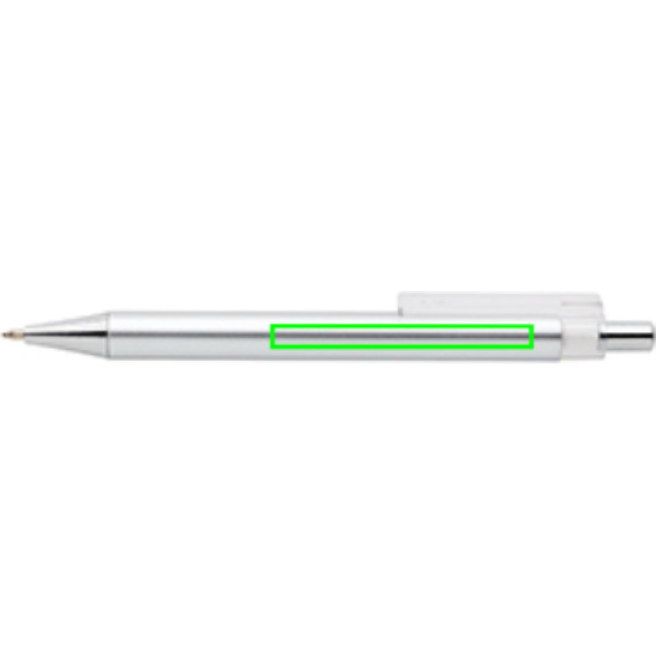 Stylo X8 métallisé: Emplacement du logo — à côté du clip