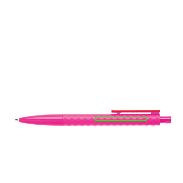 Stylo X3: Emplacement du logo — à côté du clip